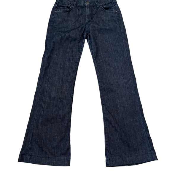 Citizens of Humanity, Hutton # 251 stretch hi-rise wide leg darker wash size 28. - Picture 3 of 13